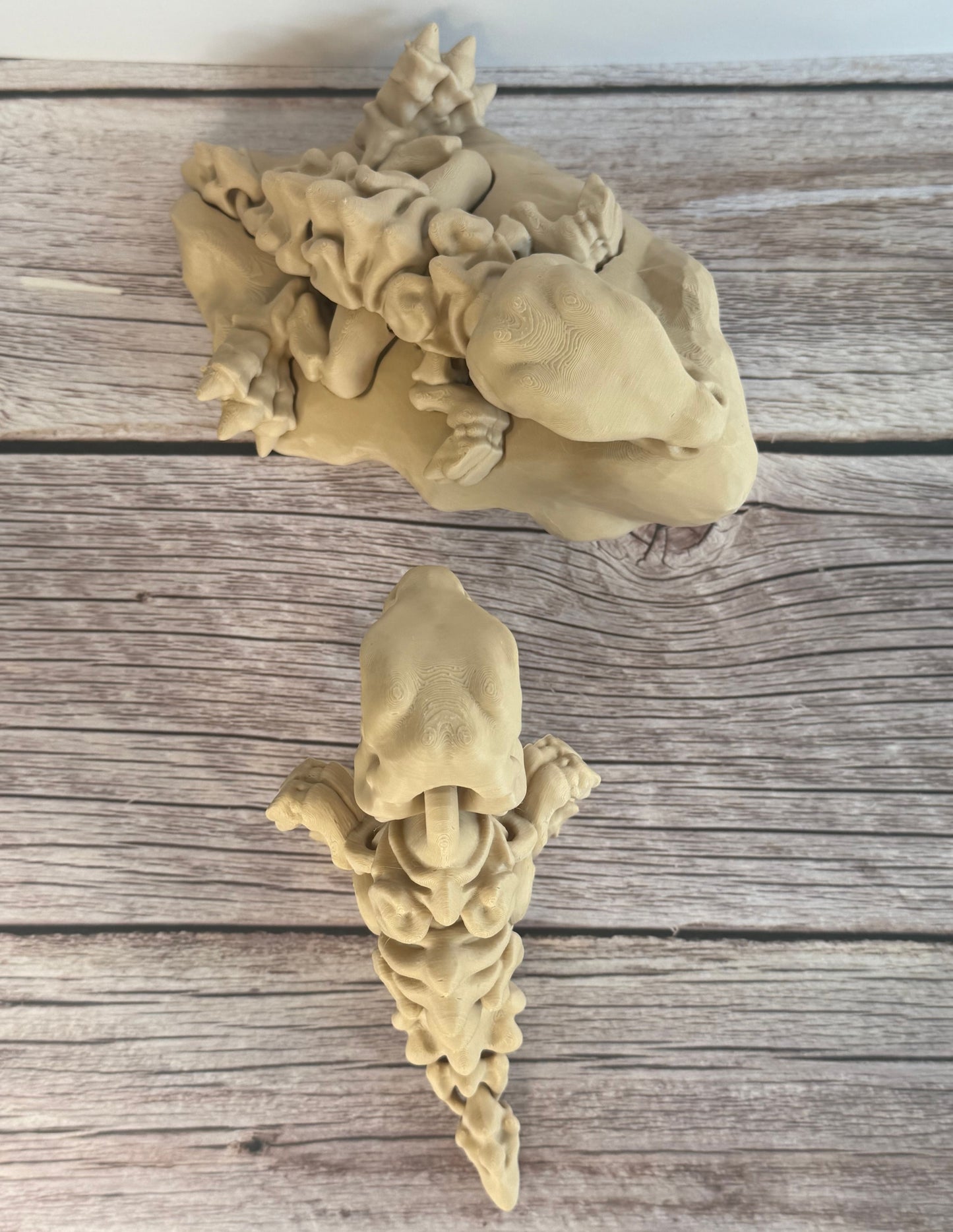 3D Printed T-Rex Skeleton Model with Optional Base | Fun Dinosaur Decor Gift