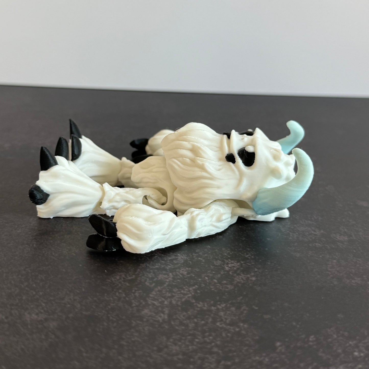 Yeti Snow Monster - Articulated 3D Printed Creepy Cryptid Decor, Mythical Creature Gift