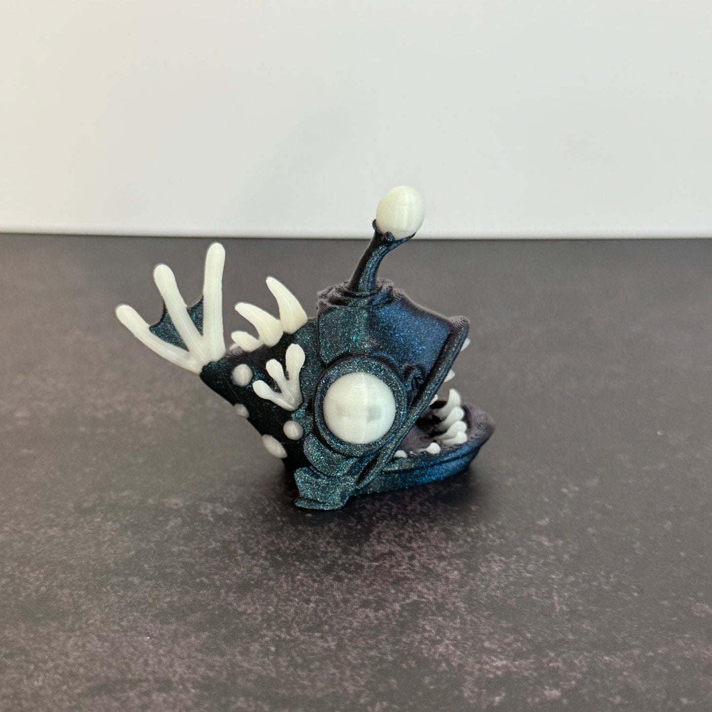 Mini Glow in the Dark Angler Fish | Creepy Cute Deep Sea Toy