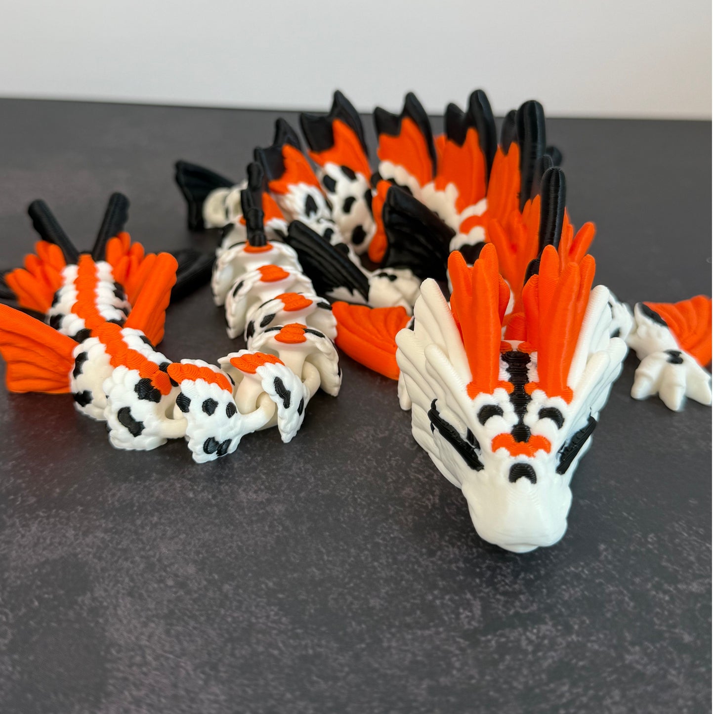15in Koi Dragon | 3D Printed Articulated Flexible Fantasy Decor