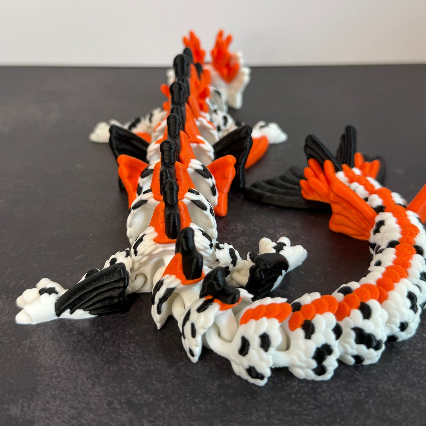 15in Koi Dragon | 3D Printed Articulated Flexible Fantasy Decor