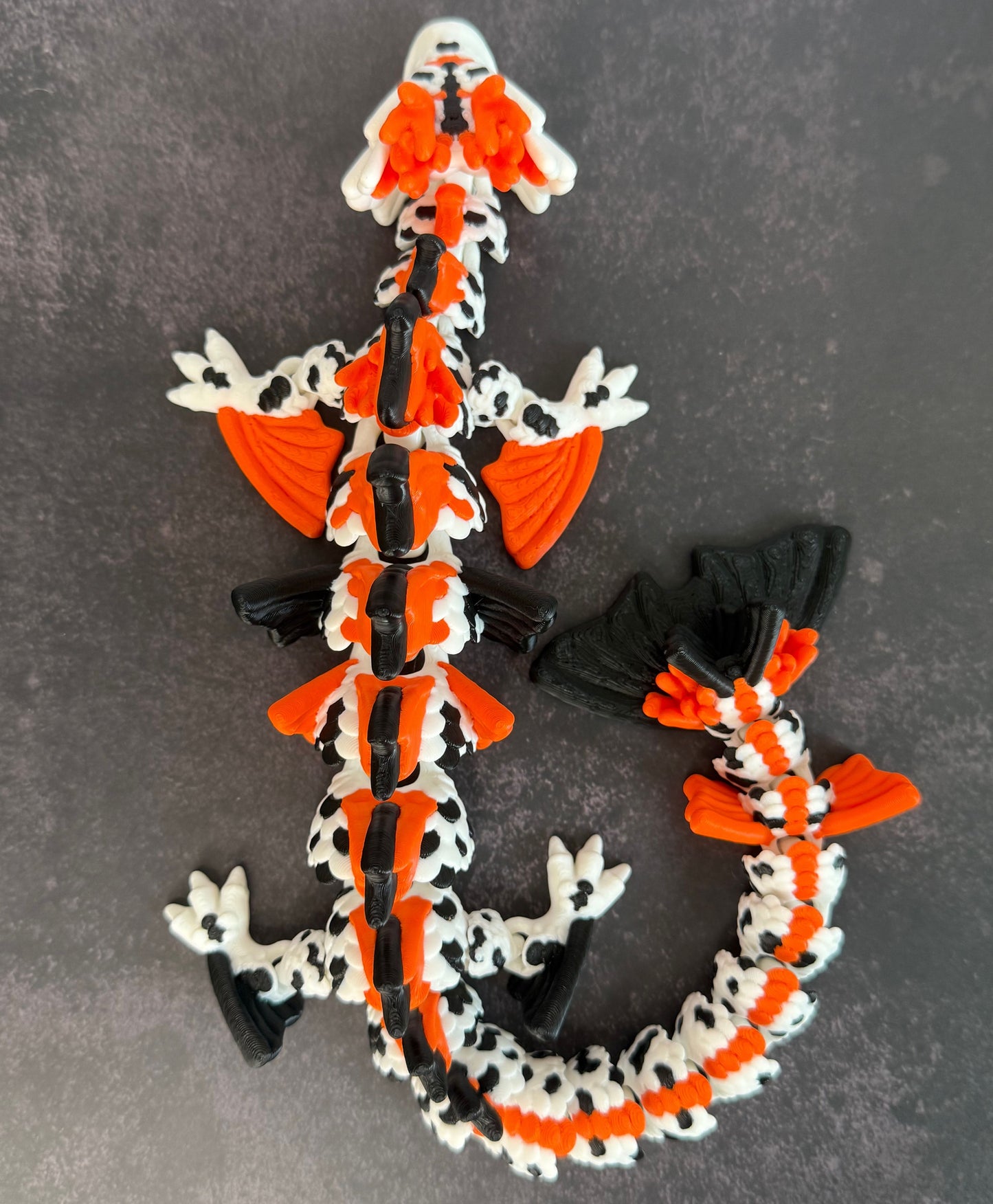 15in Koi Dragon | 3D Printed Articulated Flexible Fantasy Decor