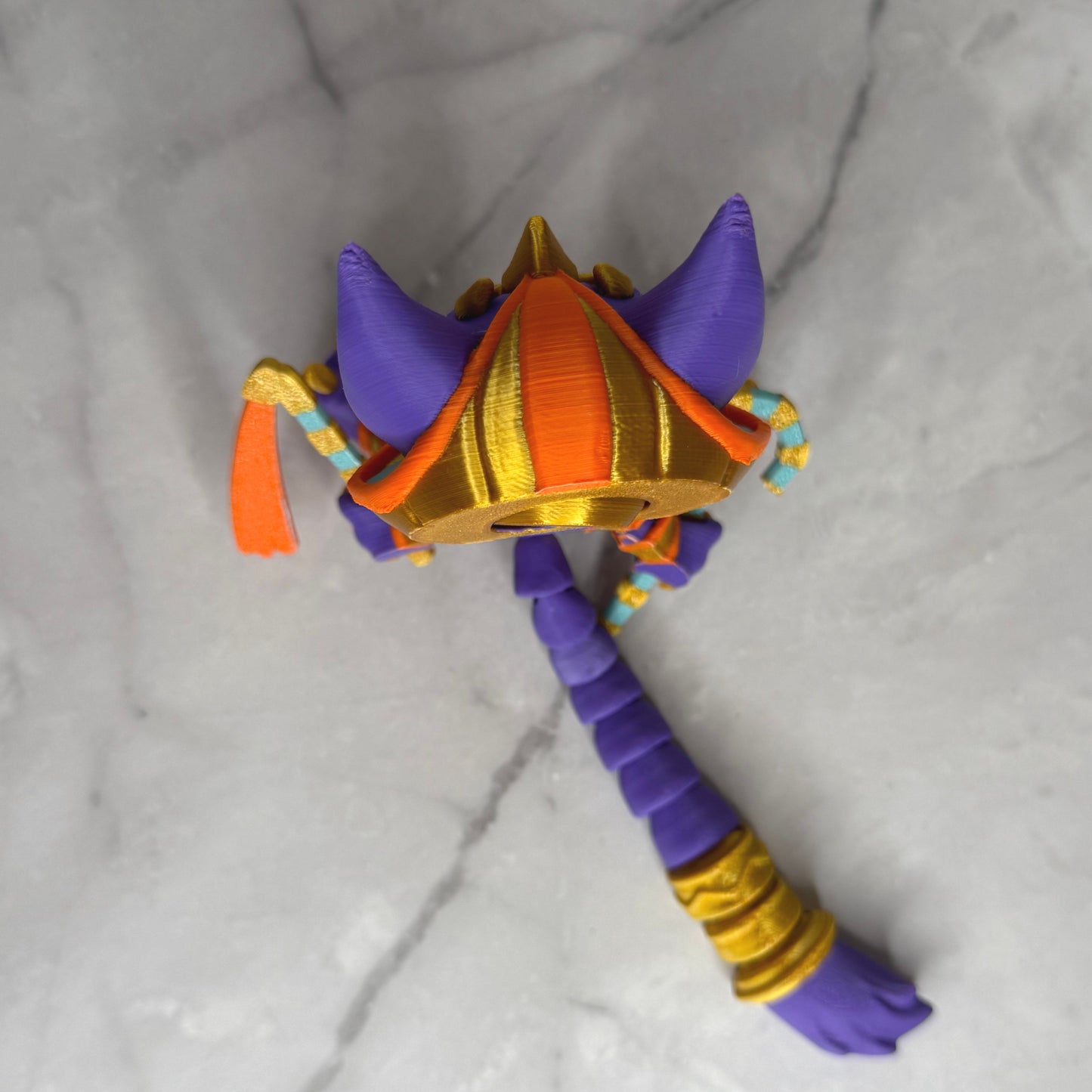 Pharaoh Cat Statue - 3D Printed Egyptian Cat Figurine, Ancient Egypt Inspired Gift