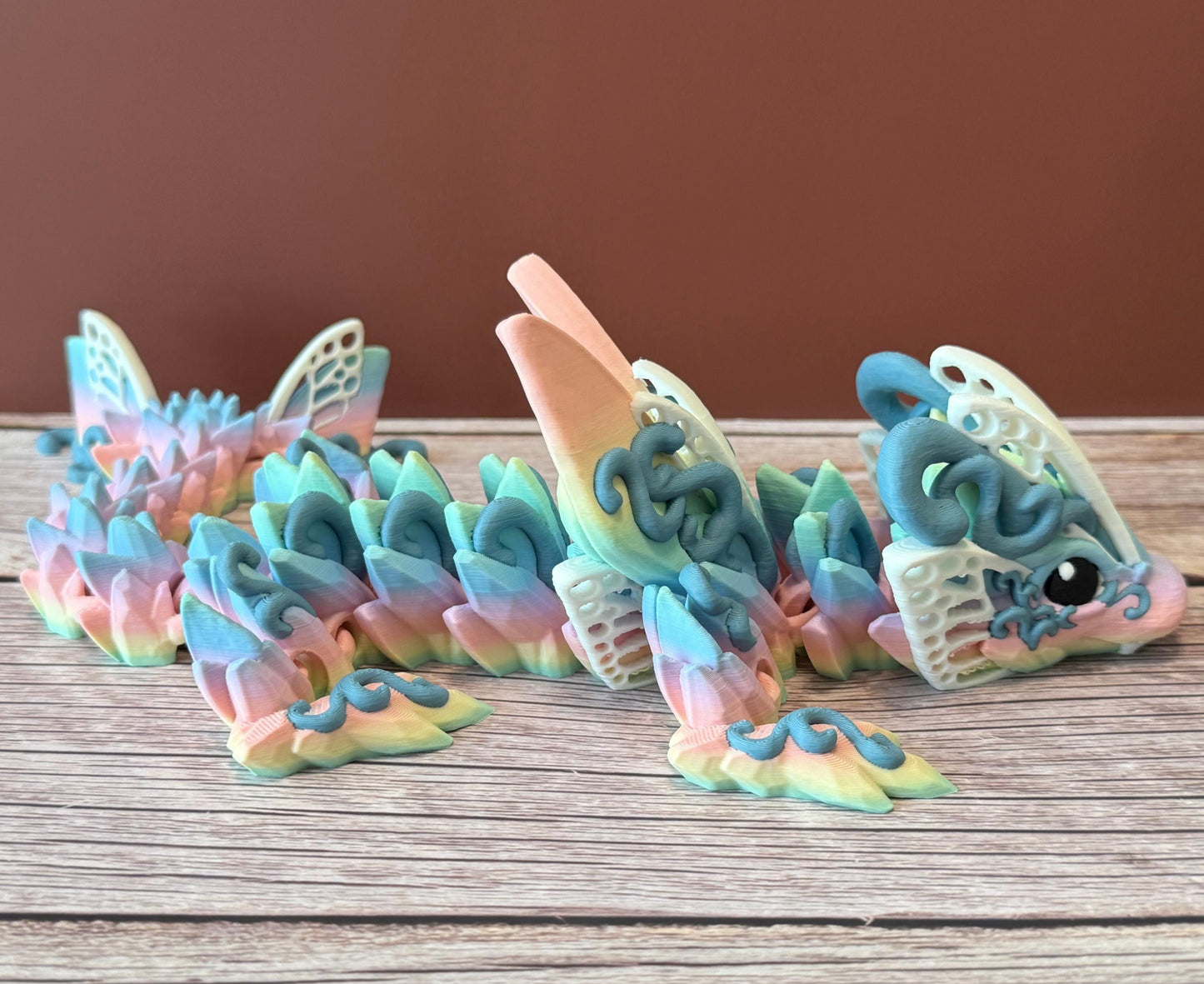 13.5" Baby Butterfly Dragon β 3D Printed Articulated Fantasy Creature
