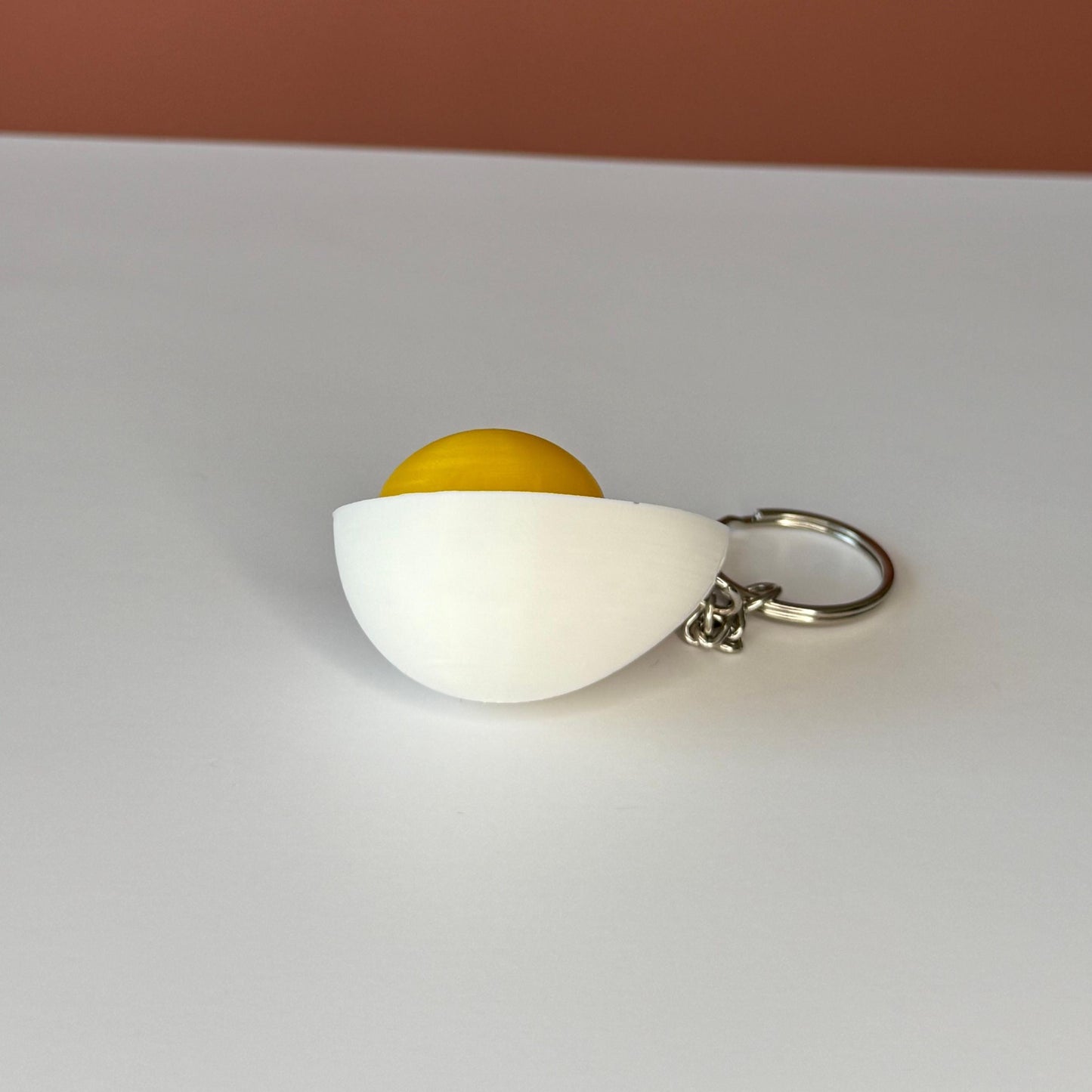 3D Printed Egg Clicker Keychain | Silent or Clicky | Hard Boiled or Deviled Egg Fidget