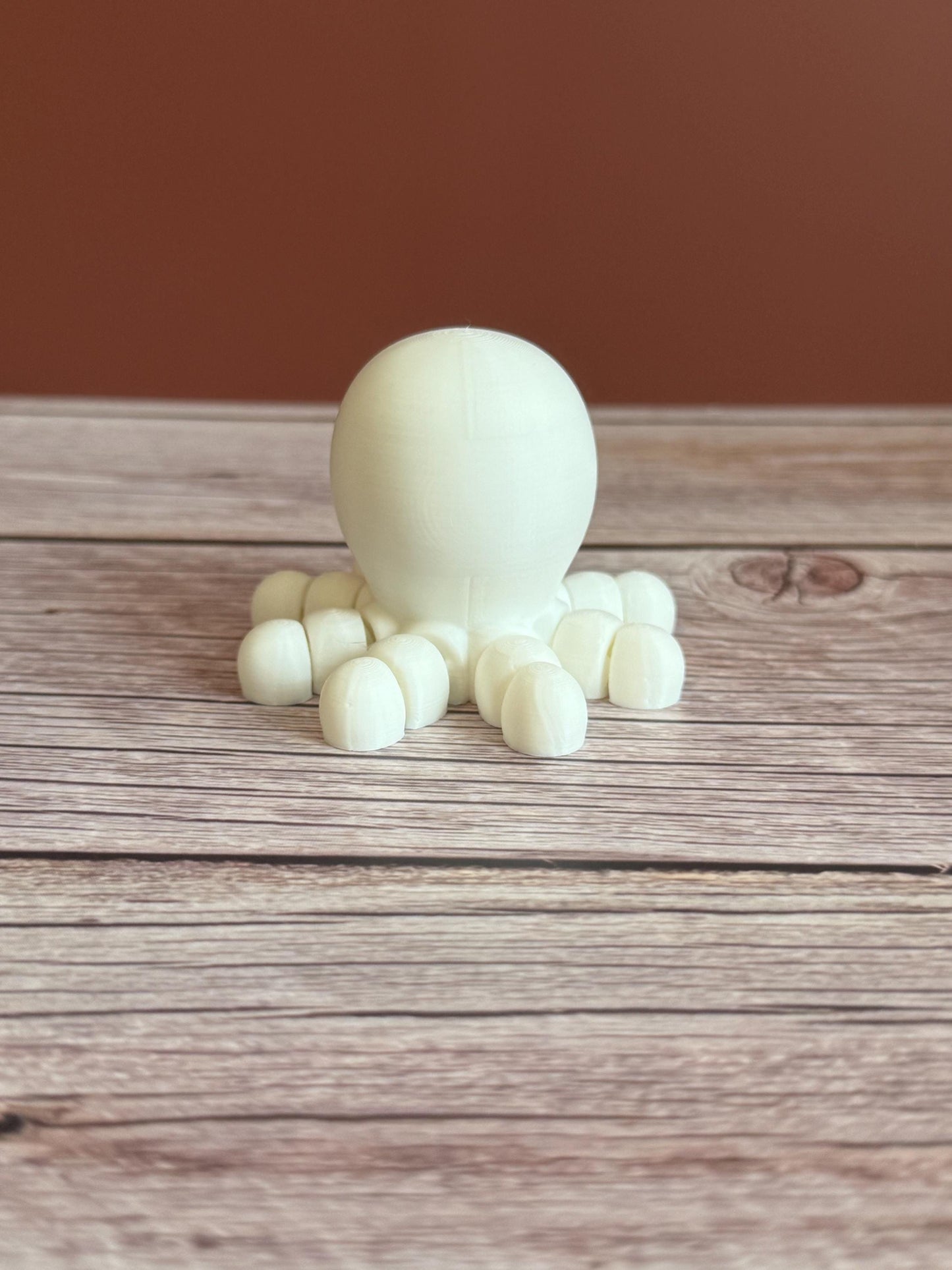 Skeleton Octopus 3D Print | Spooky Sea Creature Decor | Bone Octopus Toy