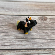 Mini 3D Printed Articulated Dark Unicorn – Gothic Fantasy Fidget Toy Gift
