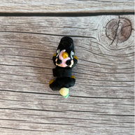 Mini 3D Printed Articulated Dark Unicorn – Gothic Fantasy Fidget Toy Gift