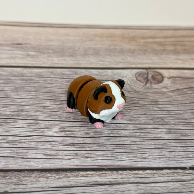 Articulated Mini Guinea Pig Toy – Cute 3D Printed Fidget Figurine Gift