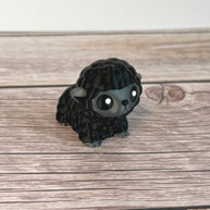 Articulated Mini Black Sheep – 3D Printed Cute Fidget Animal Toy