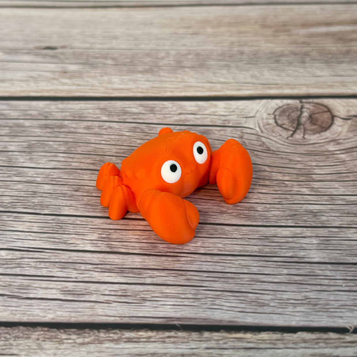 Articulated Mini Crab – 3D Printed Cute Pocket Fidget Ocean Critter