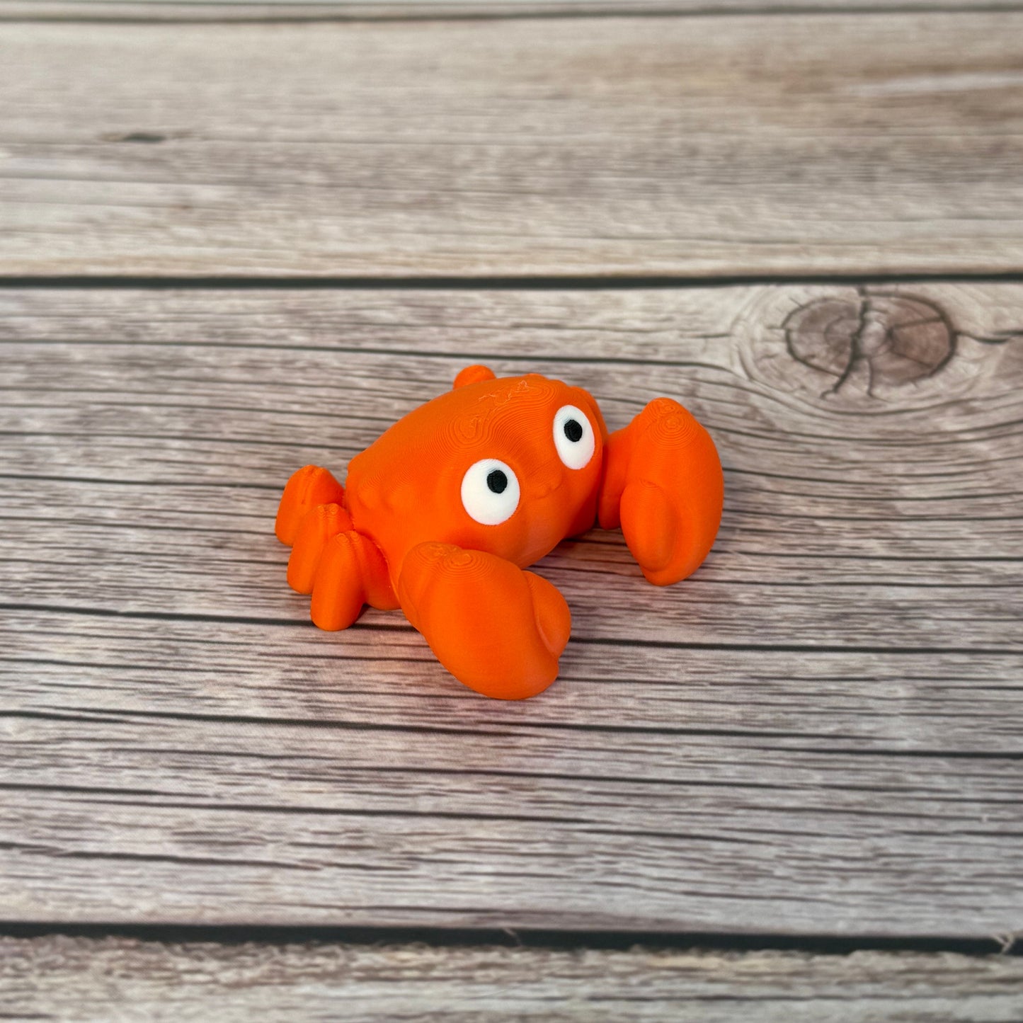 Articulated Mini Crab – 3D Printed Cute Pocket Fidget Ocean Critter