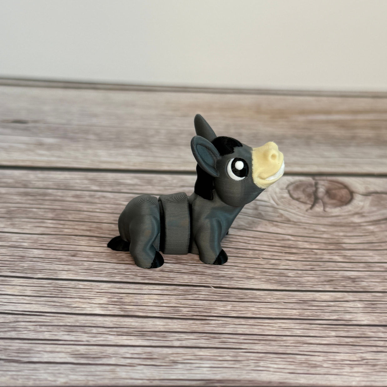 Articulated Mini Donkey Toy – 3D Printed Cute Fidget Animal Figure