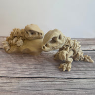 3D Printed T-Rex Skeleton Model with Optional Base | Fun Dinosaur Decor Gift