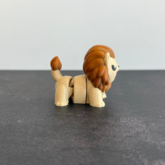 Articulated Mini Lion – 3D Printed Cute Jungle Animal Fidget Toy