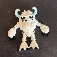 Yeti Snow Monster - Articulated 3D Printed Creepy Cryptid Decor, Mythical Creature Gift