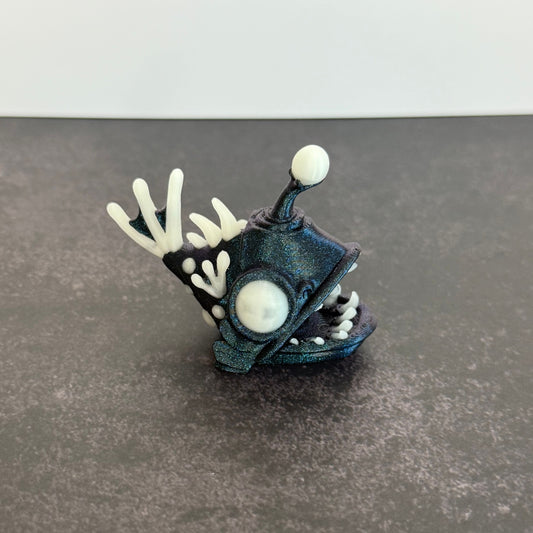 Mini Glow in the Dark Angler Fish | Creepy Cute Deep Sea Toy