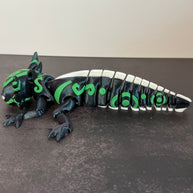Mystical Axolotl | 3D Printed Articulated Fantasy Axolotl Fidget Toy