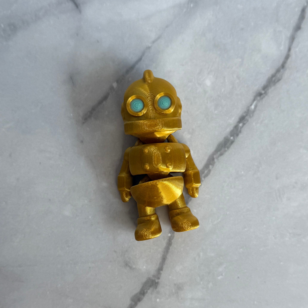 Mini Robot | 3D Printed Articulated Robot Desk Buddy | Fun Fidget Robot Gift