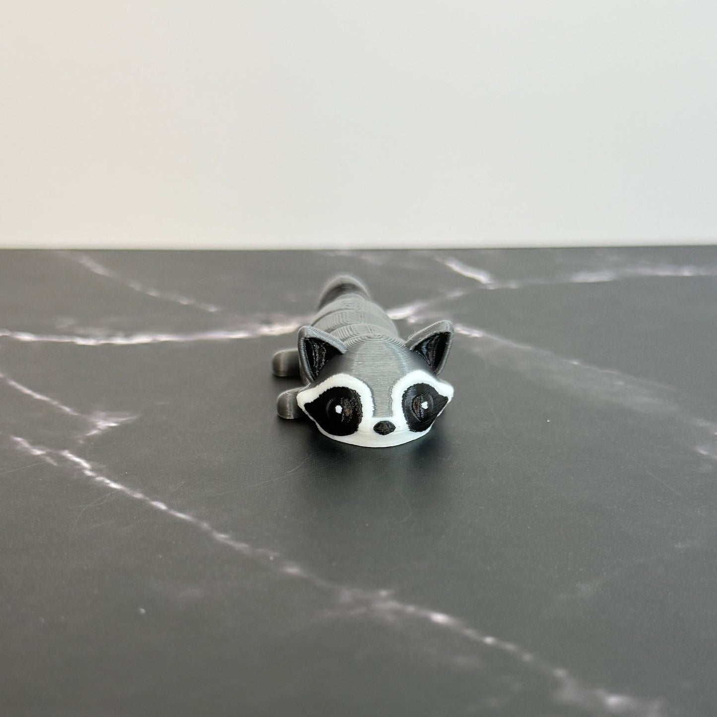 Mini Raccoon Figurine – 3D Printed Cute Woodland Animal