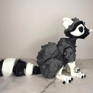 Raccoon Figurine – 3D Printed Mischief Maker Critter