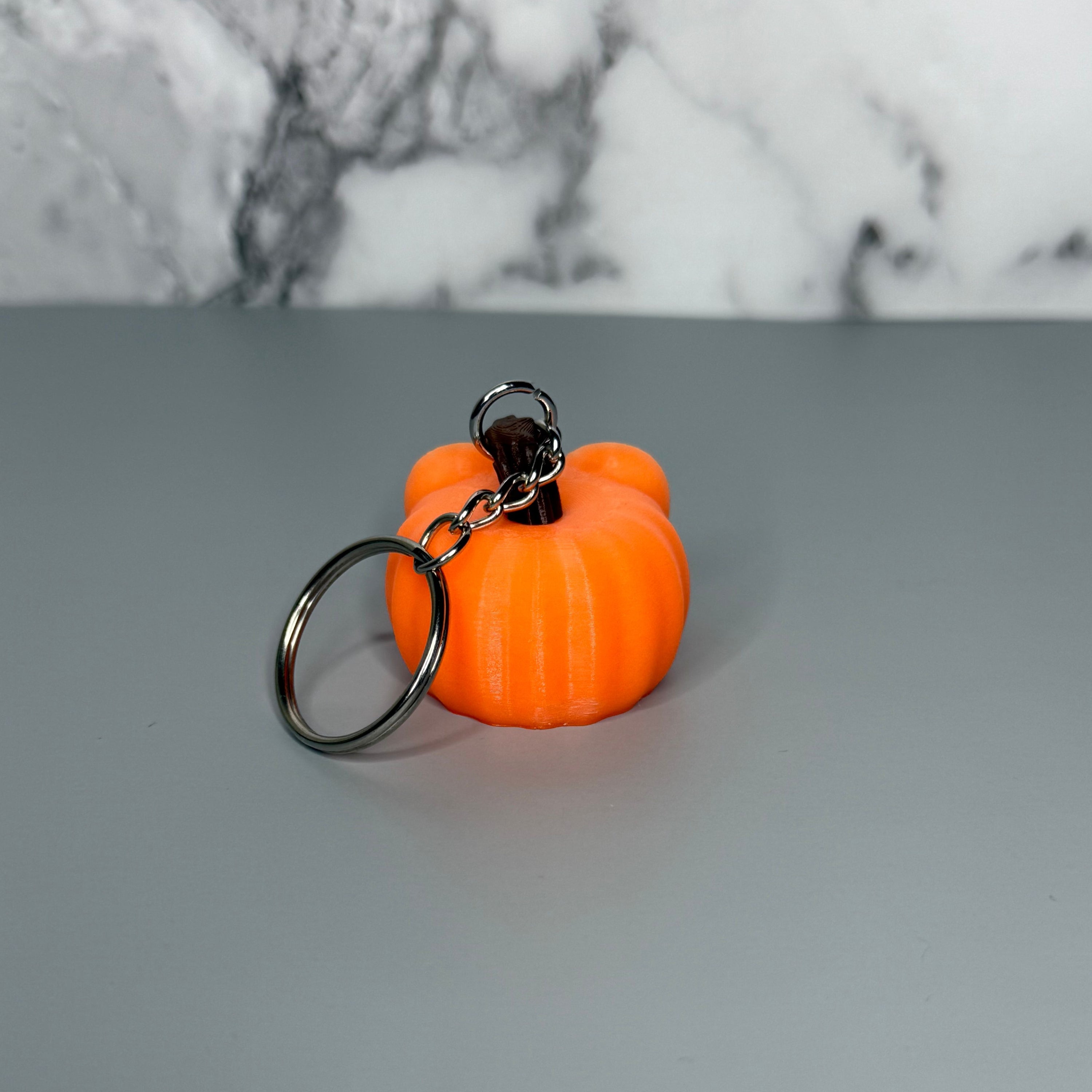 Glow in the Dark Pumpkin Keychain