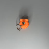 Glow in the Dark Pumpkin Keychain with Googly Eyes – Cute Halloween Accessory