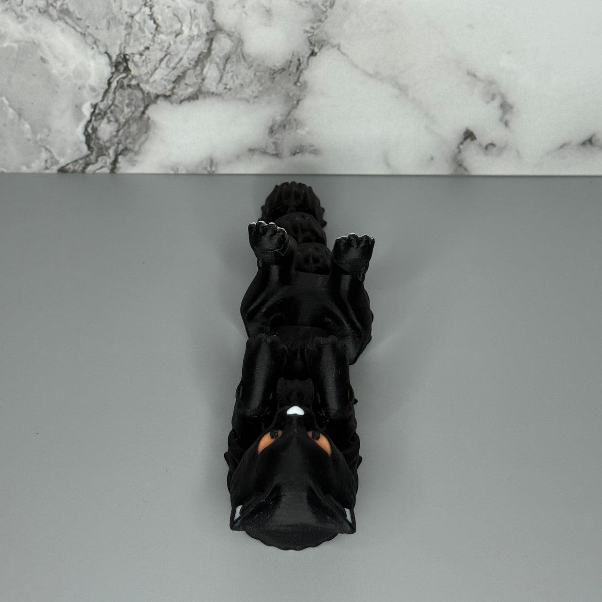 Glow in the Dark Eyes Black Cat - Laying or Hanging Spooky Gothic Halloween Decor