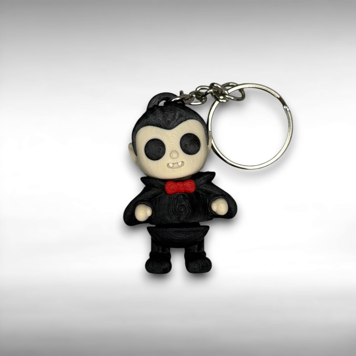 Dracula Keychain – Gothic Vampire Accessory Gift 3D Printed