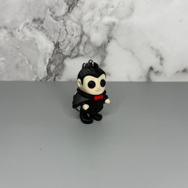 Dracula Keychain – Gothic Vampire Accessory Gift 3D Printed