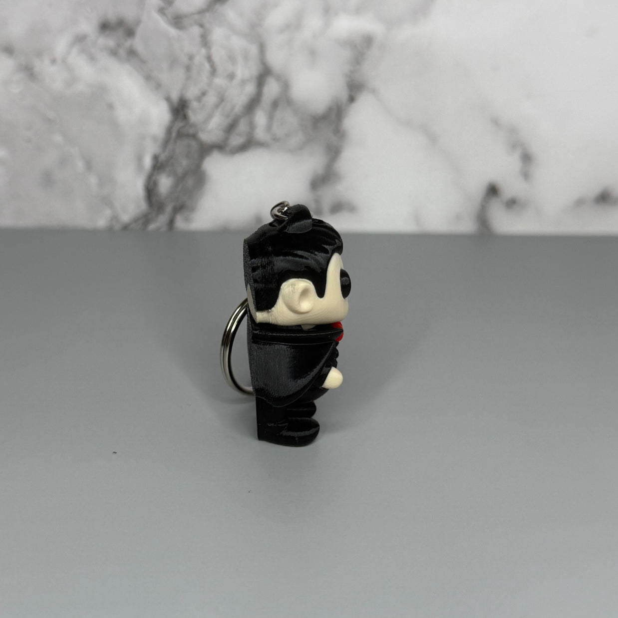 Dracula Keychain – Gothic Vampire Accessory Gift 3D Printed