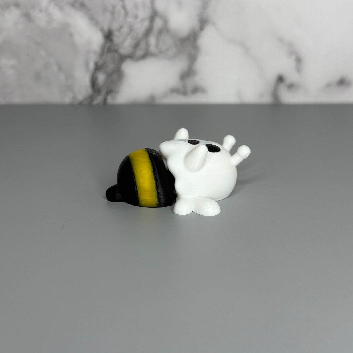 Mini Boo-Bee - 3D Printed Cute Halloween Bee Ghost Figurine