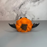 Count Pumpkin- Articulated 3D Printed Vampire Pumpkin Decor, Spooky Halloween Gift, Gothic Fall Decoration