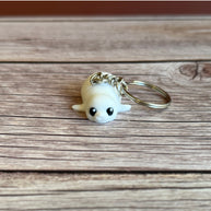 Cute 3D Printed Seal Keychain - Adorable Ocean-Inspired Gift, Perfect for Animal Lovers