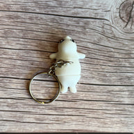 Cute 3D Printed Seal Keychain - Adorable Ocean-Inspired Gift, Perfect for Animal Lovers