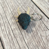 Epic Dragon Head 3D Printed Keychain – Fantasy Dragon Keyring, Mythical Creature Gift, Unique Dragon Lover Accessory, Cool Keychain