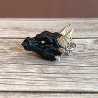 Epic Dragon Head 3D Printed Keychain – Fantasy Dragon Keyring, Mythical Creature Gift, Unique Dragon Lover Accessory, Cool Keychain