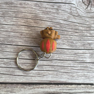 Tarantula 3D Printed Keychain – Spider Lover Gift, Unique Arachnid Keyring, Creepy Cute Accessory, Exotic Pet Keychain