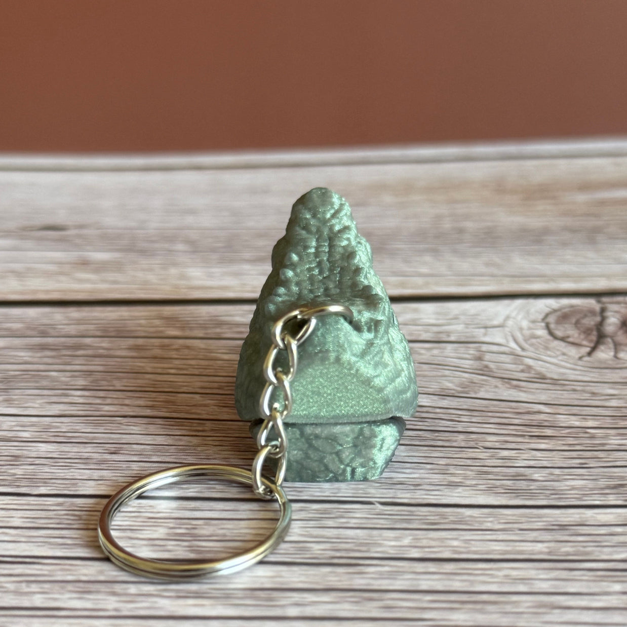 3D Printed Crocodile Head Keychain - Unique Animal Keychain Gift for Wildlife Lovers
