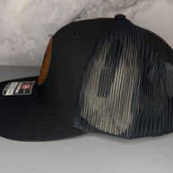 Grim Reaper Halloween Snapback Hat – Hand Sewn Leatherette Patch Cap