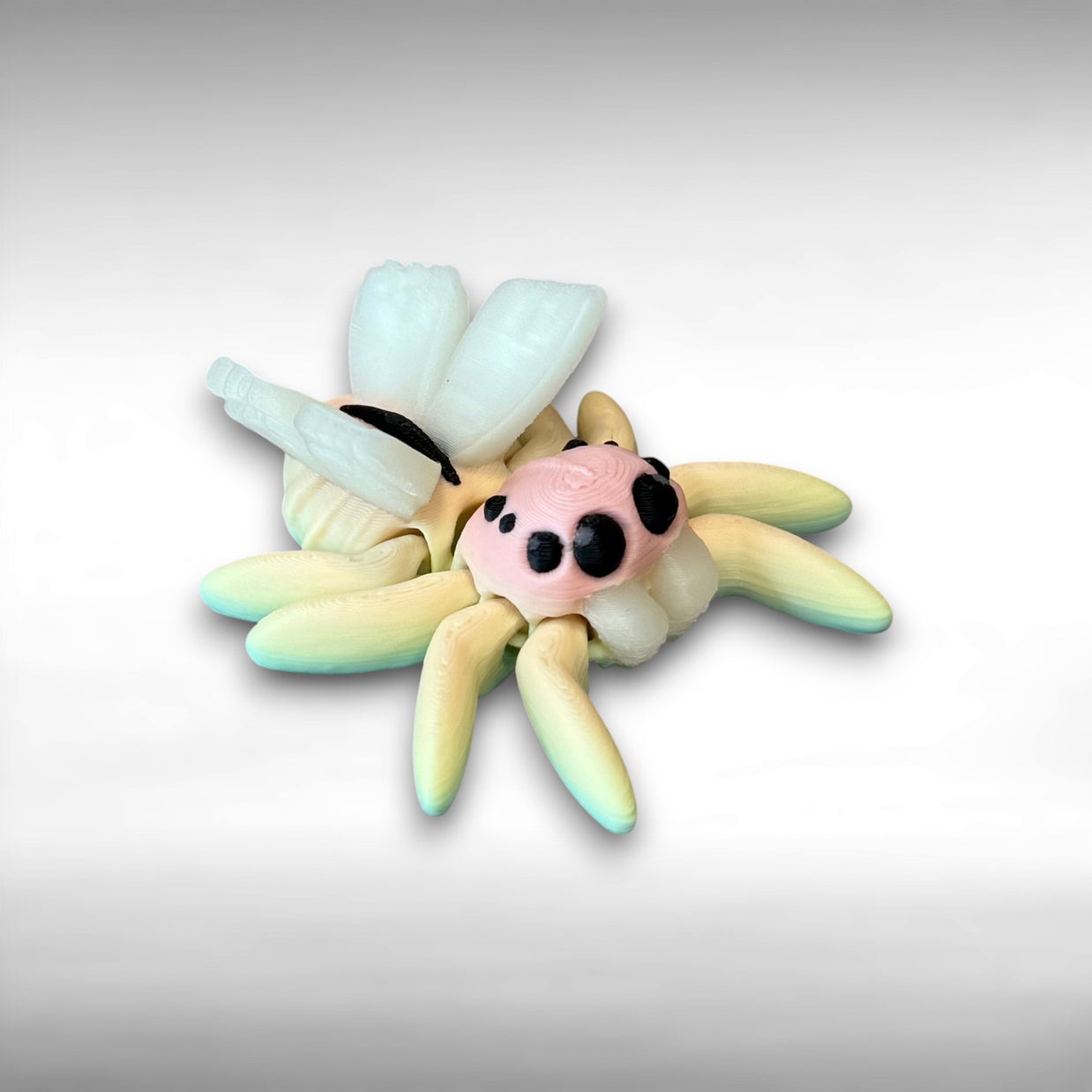 Mini Glow in the Dark Fairy Spider – 3D Printed Fantasy Insect Figurine