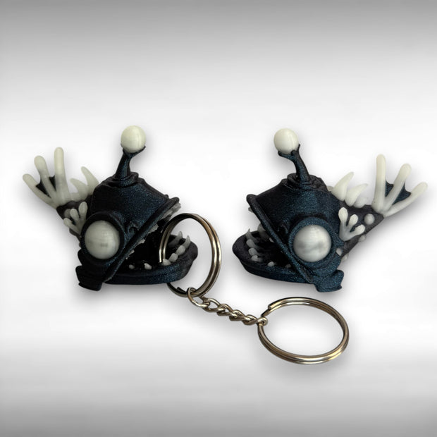 Mini Glow in the Dark Angler Fish: Mini or Keychain Creepy Cute Deep Sea Toy