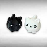 3D Printed Clicky Cat Toy – Cute Fidget Cat Charm – Kawaii Cat Gift – Click or Silent Option