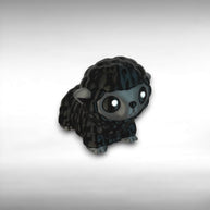 Articulated Mini Black Sheep – 3D Printed Cute Fidget Animal Toy