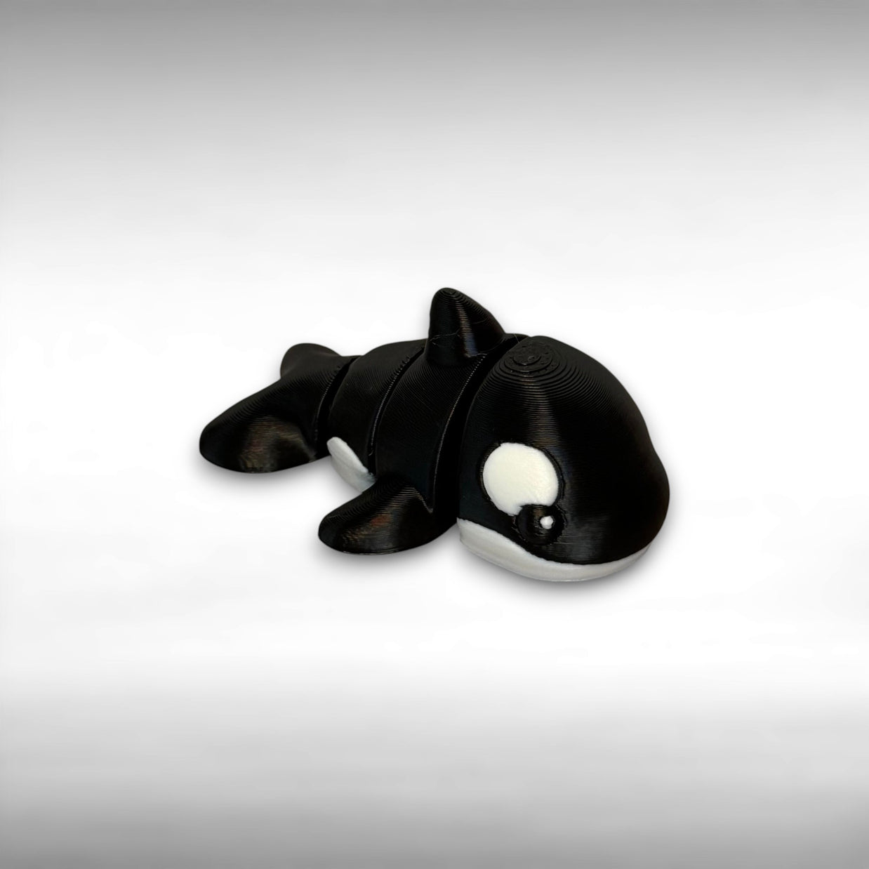 Articulated Mini Orca Toy – 3D Printed Killer Whale Fidget Figure