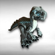 Articulated Raptor 3D Printed Toy – Movable Dinosaur Figure, Jurassic Decor, Fidget Desk Toy, Unique Dino Gift for Kids & Collectors