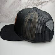 Cool Cat Flamingo Pool Float Snapback Hat – Hand Sewn Leatherette Patch Cap