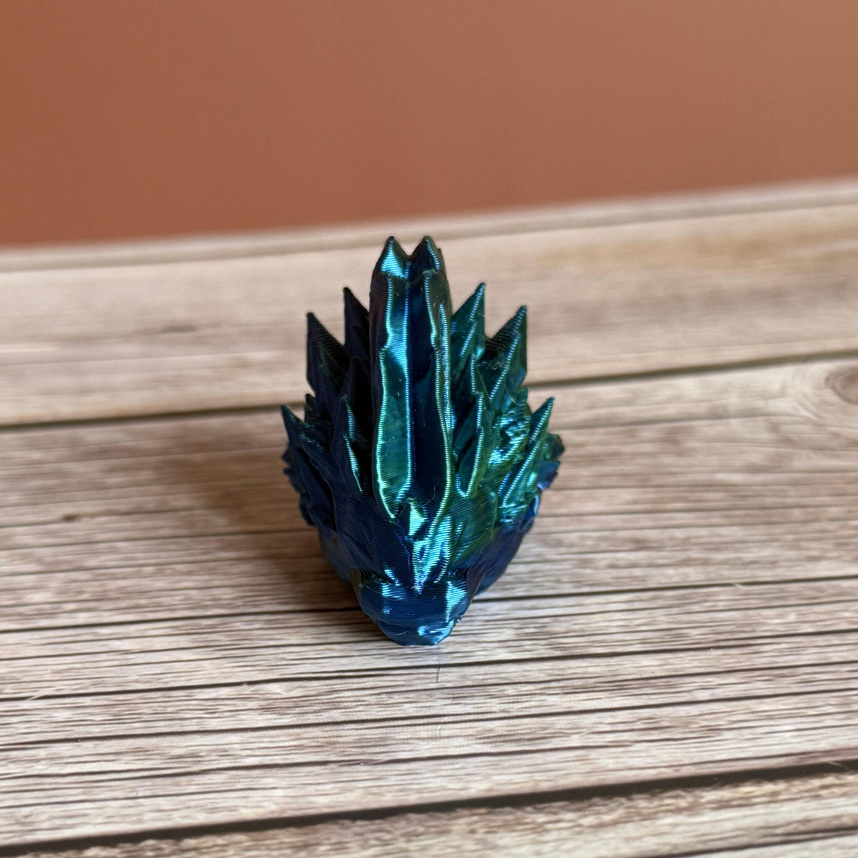 Jellyfish Dragon Head 3D Printed Keychain – Fantasy Ocean Keychain, Mystical Sea Creature, Unique Dragon Lover Gift, Aquatic Accessory