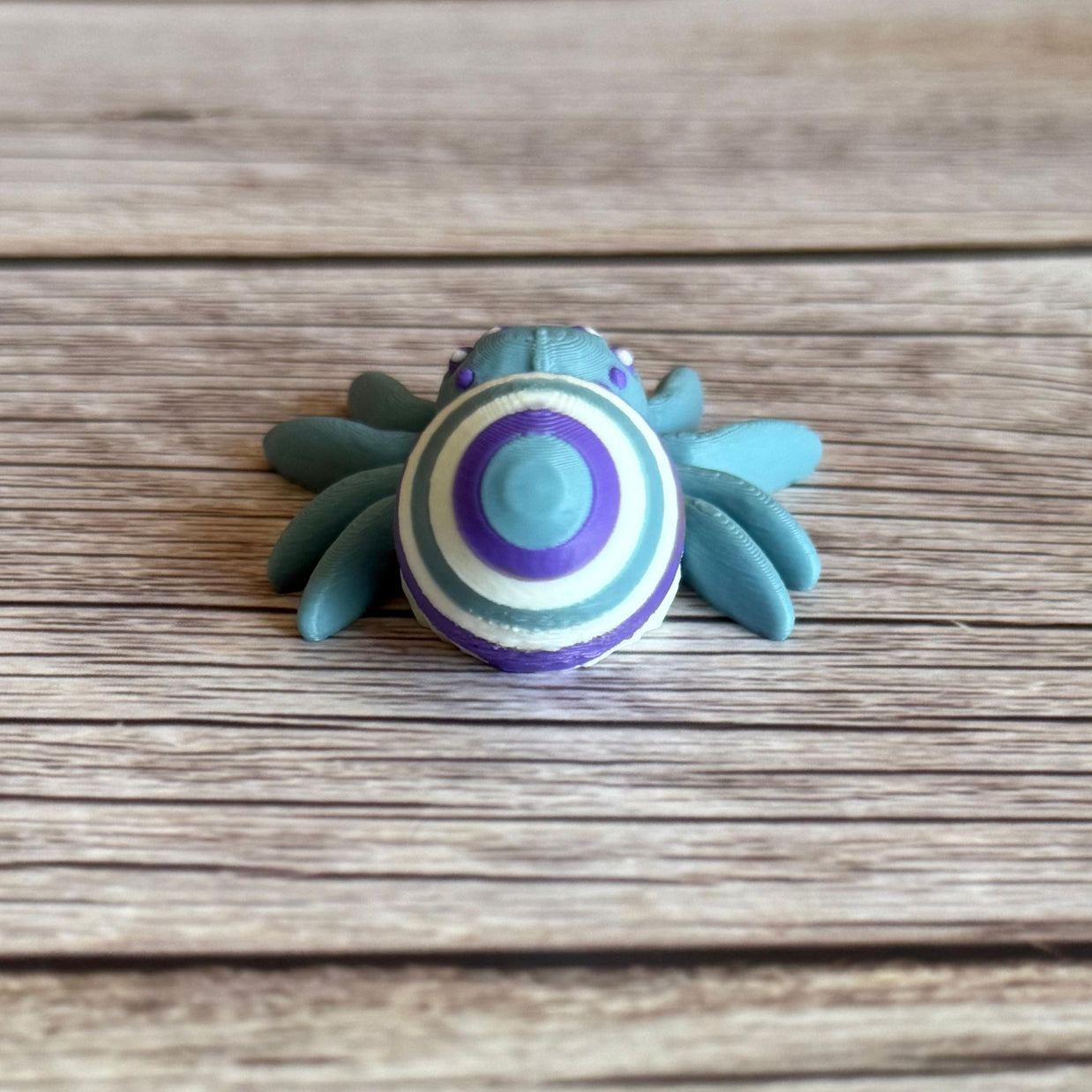 Mini Articulated Egg Spider 3D Printed Figurine – Cute Pastel Arachnid, Unique Spider Decor, Fun Spring Collectible, Quirky Holiday Gift