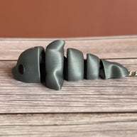 Articulated Dolphin 3D Printed Keychain – Movable Ocean Animal, Cute Fidget Toy, Marine Life Gift, Fun Sea Creature Charm
